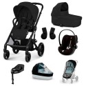 Cybex Balios S Lux Pack XL com Cloud G i-Size Plus lua preta