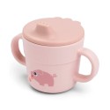 Caneca de DONE BY DEER rosa Tiny Farm com alças