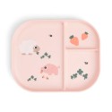 Prato com Compartimentos DONE BY DEER Tiny Farm rosa