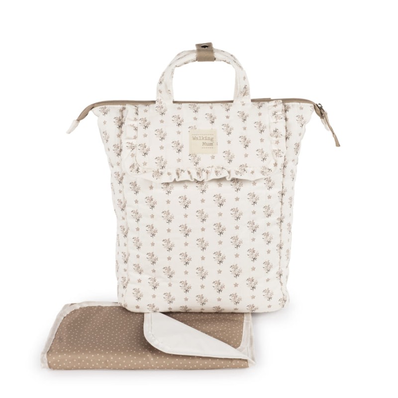 Mochila Walking Mum Botton Flores