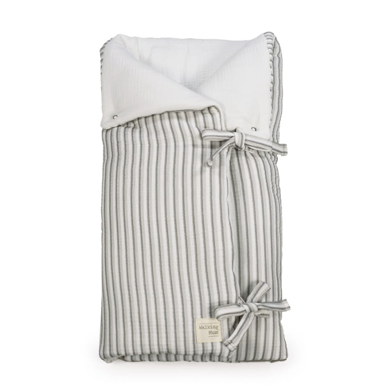 Bolsa SwaddleWalking Mum Buttonton Stripes