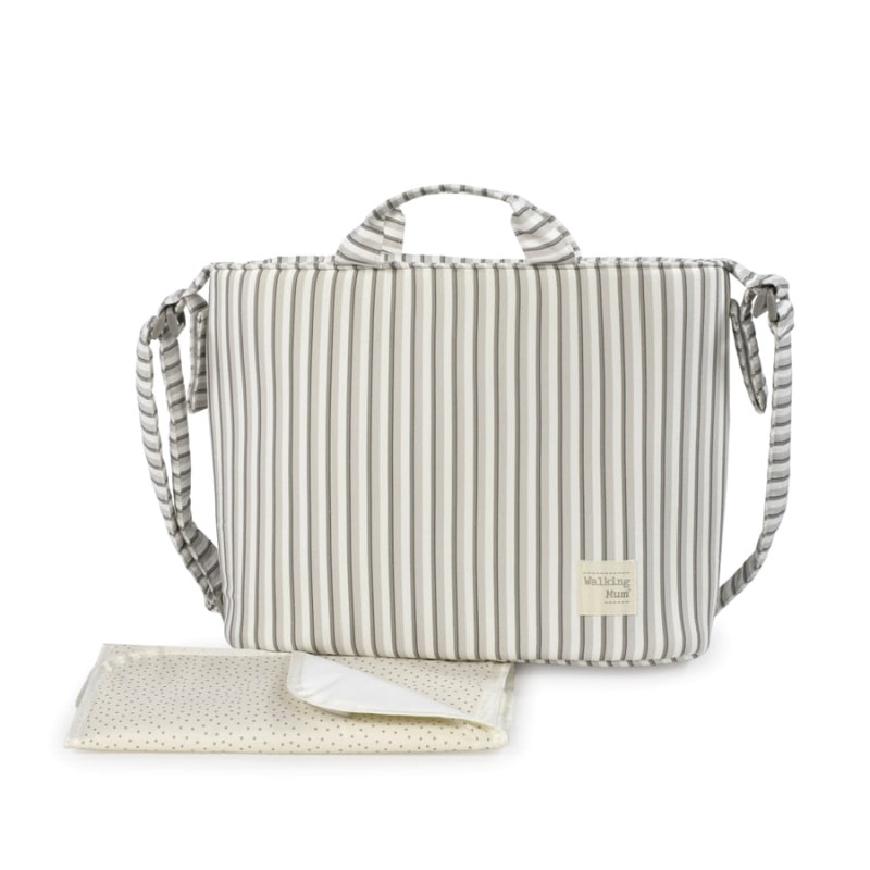 Bolsa LayetteWalking Mum Botton Stripes