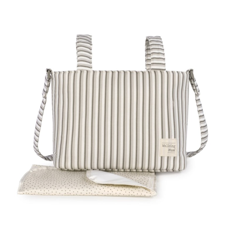 Walking Mum Botton Rayas Bolso Crossbody