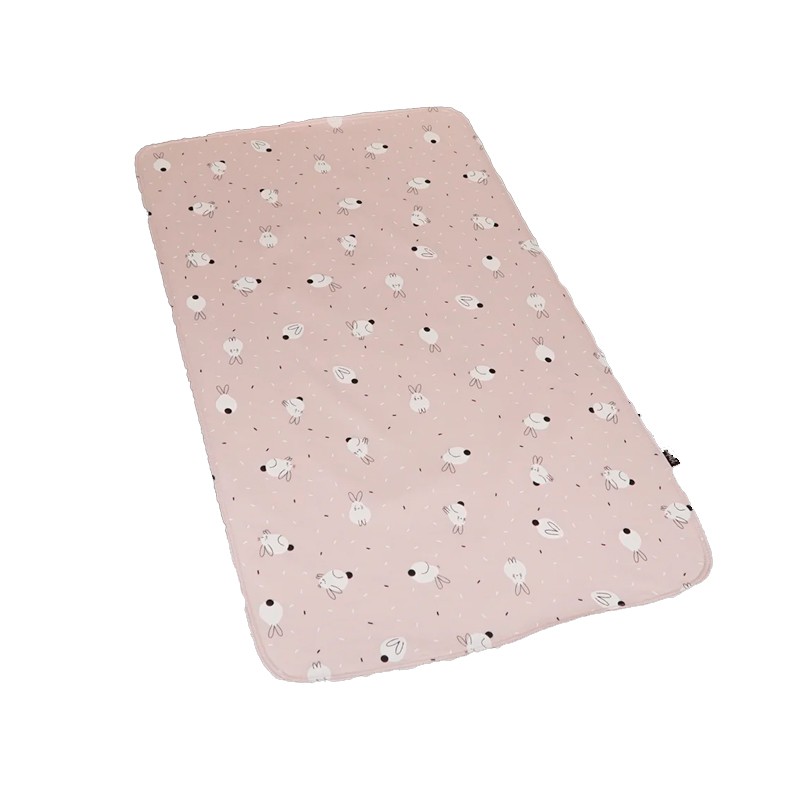Sonpetit Toalha de mudança rosa coelho