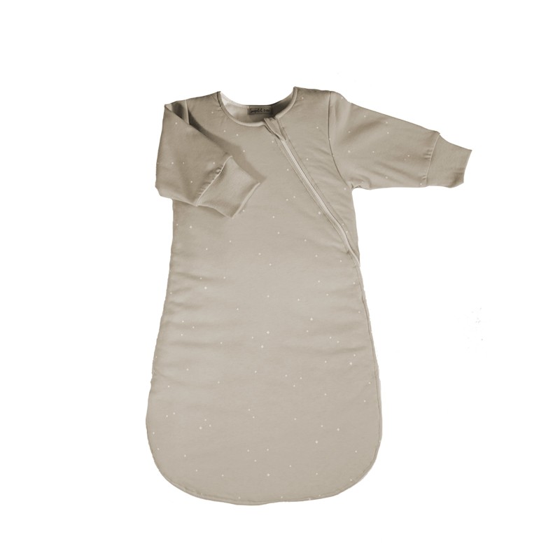 Saco de pijama Sonpetit areia de algodão orgânico