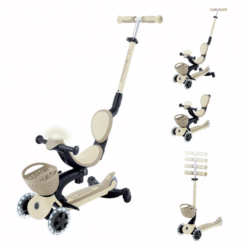 Patinete Globber Go Up Baby Luces 360 oliva