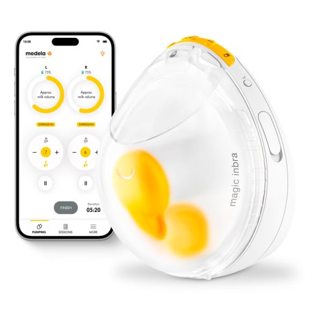 Sacaleches Medela Magic InBra portátil con tecnología FluidFeel