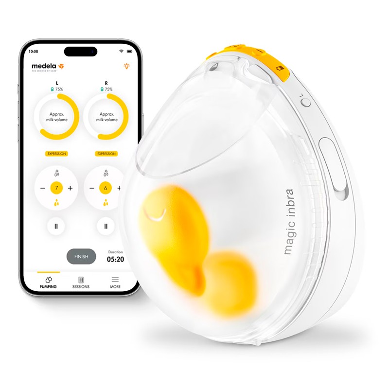 Sacaleches Medela Magic InBra portátil con tecnología FluidFeel