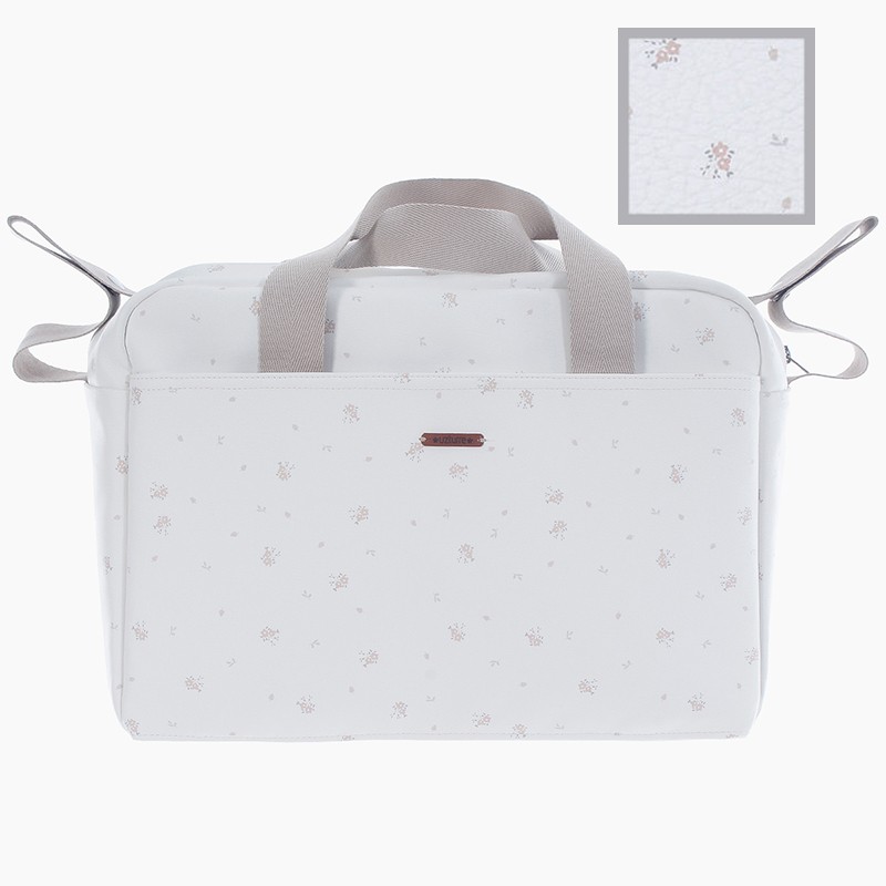 Bolso Maternal Uzturre Clea Polipiel piedra
