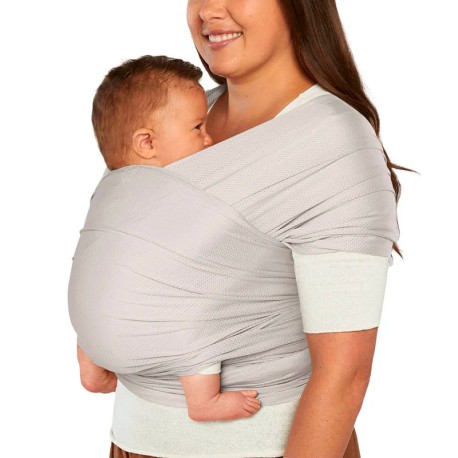 Fular Portabebés Ergobaby Aura gris claro mesh
