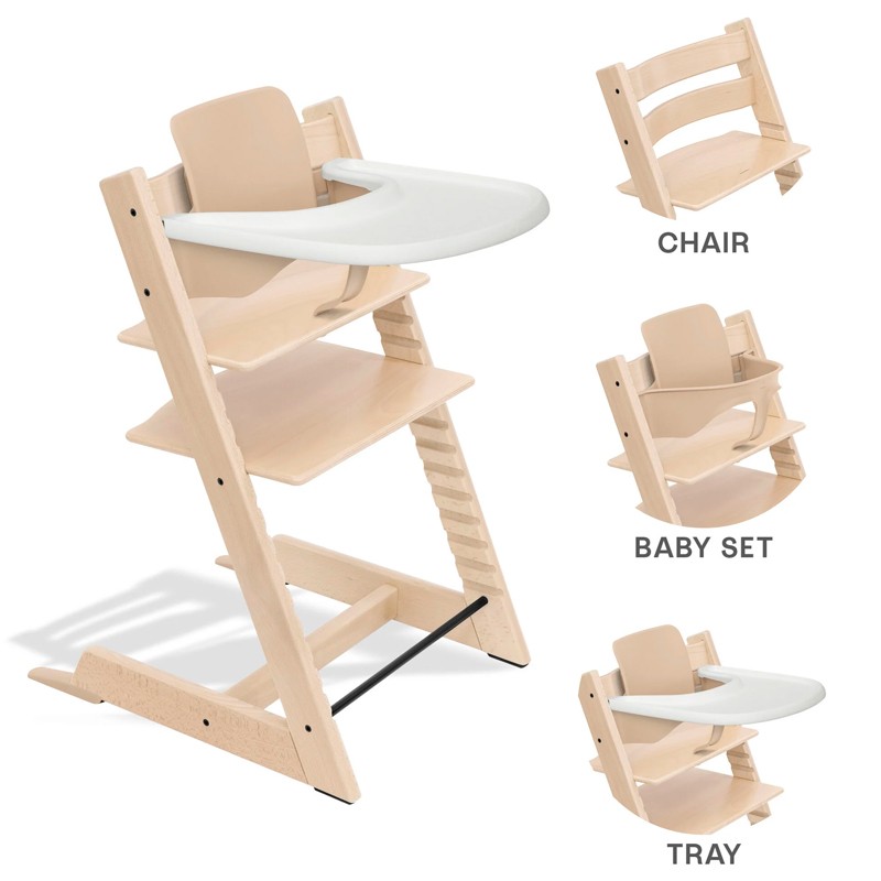 Pack Trona Stokke Tripp Trapp 3 en 1 con Bandeja