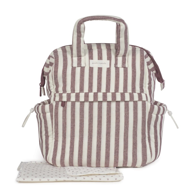 Pasito a Pasito Mochila Cherry Stripes