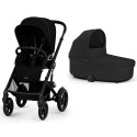 Carrinho de 2 peças CYBEX Talos S Lux moon preto