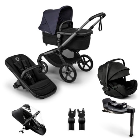 Bugaboo Fox 5 Renew Trío grafito azul indigo negro