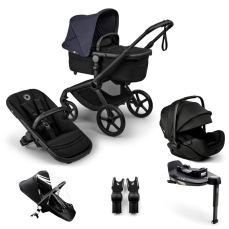 Bugaboo Fox 5 Renew Trío negro azul indigo negro