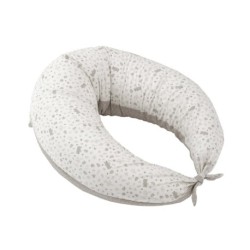 Almofada de Amamentação Luna 80X185X16 cm Abeto Bege