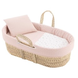 Une Calma Rosa Almofadada Moisés 39X80X25 cm