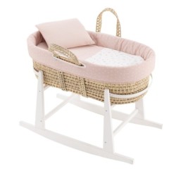 Moises Palma Acolch+Pata M.Bco Calma Rosa/Bco 39X80X61 Cm