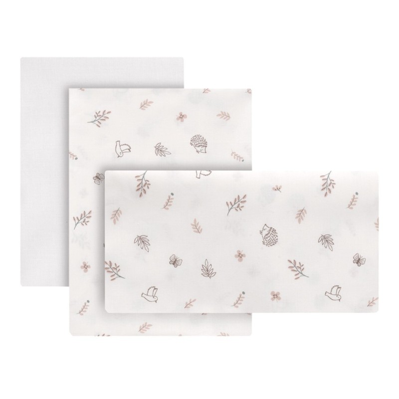 Sabana Moises/Carro 3 Pcs 35X80X1 Cm Calma Rosa
