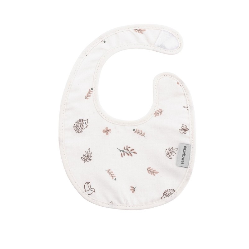 Babero Redondo Con Velcro Calma Rosa 16X19X1 Cm