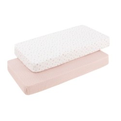 Bajera Cuna 60 Pack 2 Uds. 60X120X17 Cm Calma Rosa