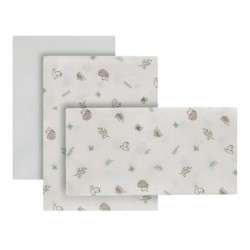 Sabana Cuna 3 Pcs (Cuna 70) 70X140X1 Cm Cambrass Calma Verde