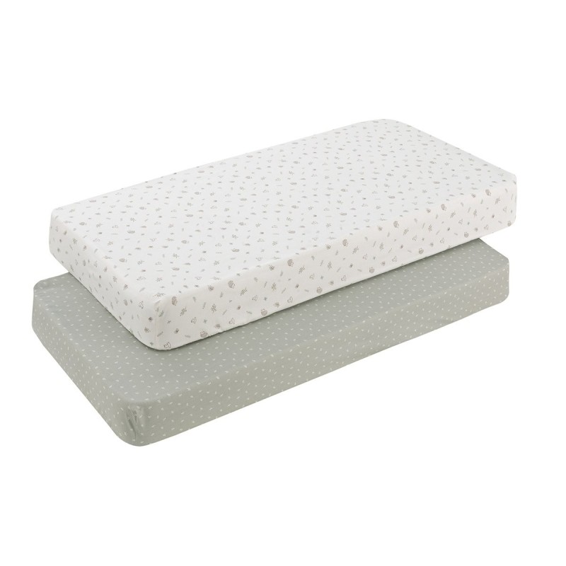 Bajera Cuna 60 Pack 2 Uds. 60X120X17 Cm Cambrass Calma Verde