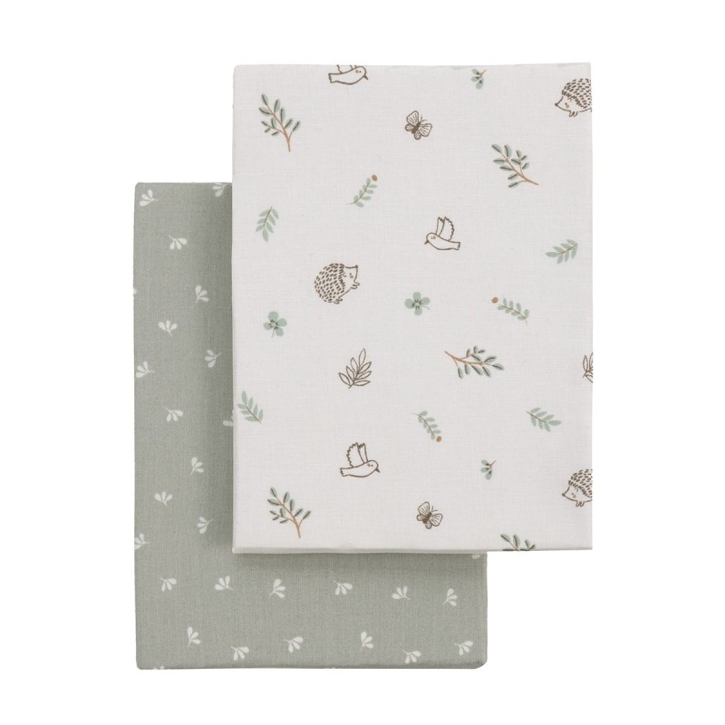 Bajera Minicuna Pack 2 Uds. 50X82X10 Cm Cambrass Calma Verde