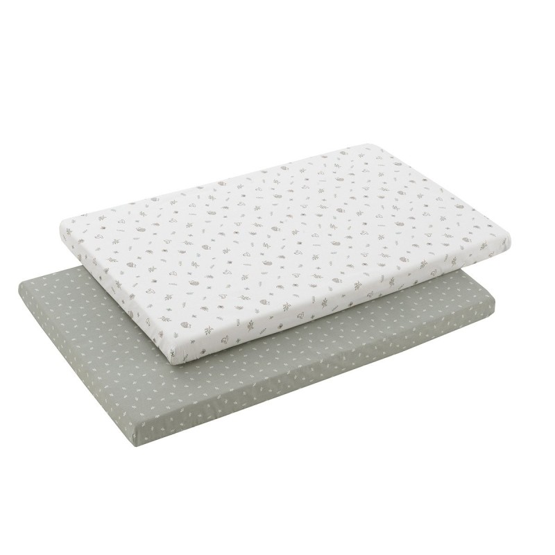 Bajera Minicuna Pack 2 Uds. 50X90X12 Cm Cambrass Calma Verde