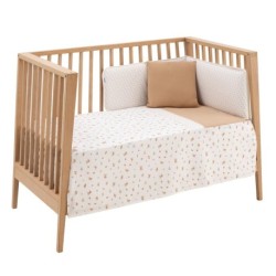 Conjunto de 2 peças de colcha I-V. Berço 60 CAMBRASS Senda Bege 60X120X3 cm