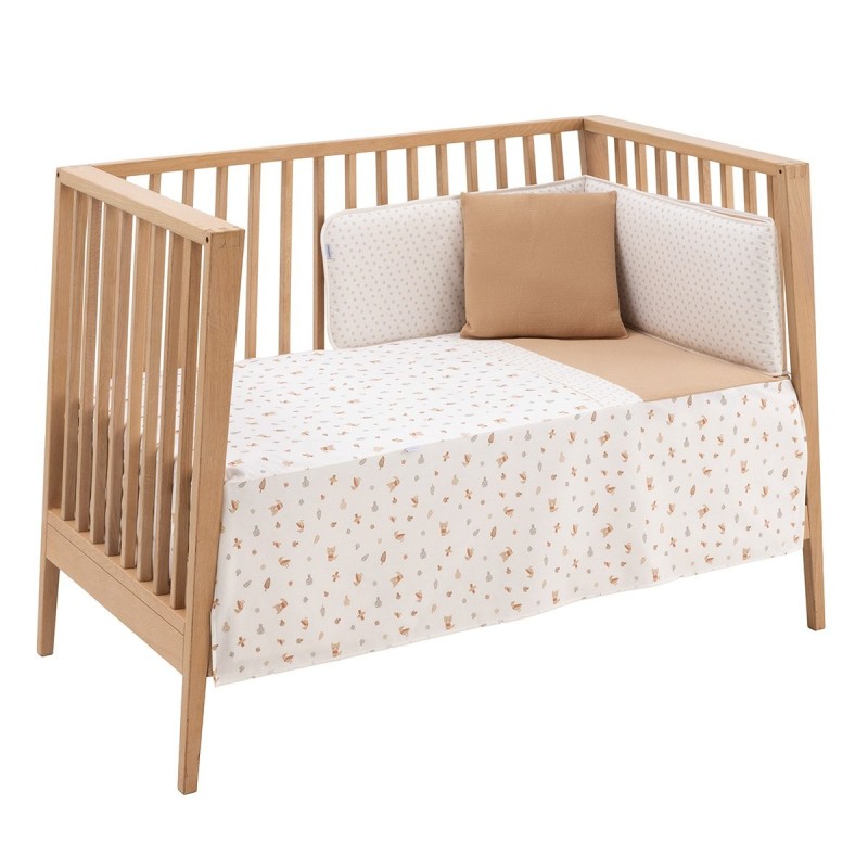 Conjunto de 2 peças de colcha I-V. Berço 60 CAMBRASS Senda Bege 60X120X3 cm