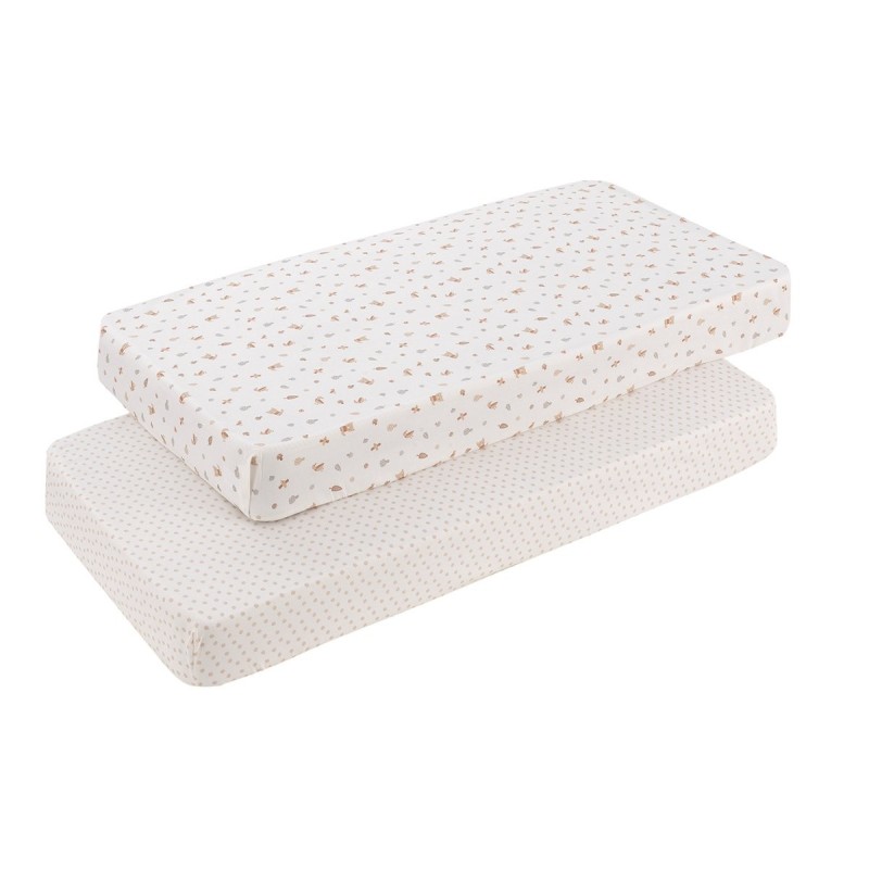 Bajera Cuna 60 Pack 2 Uds. 60X120X17 Cm Cambrass Senda Beige