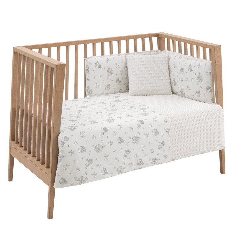 Conjunto 2 Pcs.F.Nordic Crib 70 CAMBRASS Globe Raw 110X170X3 cm