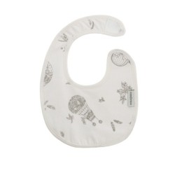 Babete redondo com velcro CAMBRASS globo cru 16X19X1 cm