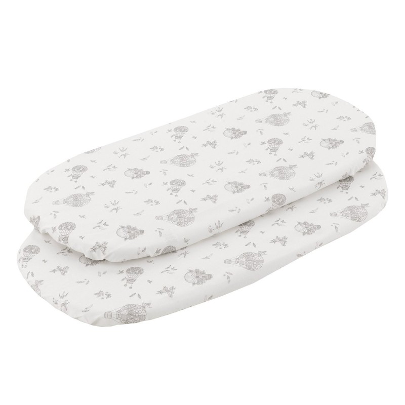 Bajera Moises/Carro Pack 2 Ud. 35X80X7 Cm Cambrass Globe Crudo