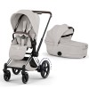 Cybex e Priam 2026 Estilo castanho cromado cinzento-cidade