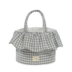 Cesta Organizadora Walking Mum Praliné Vichy