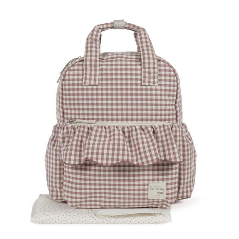 Mochila Walking Mum Praliné Vichy