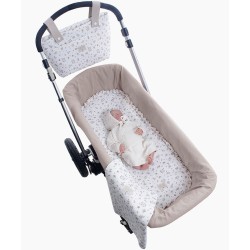 Celia Uzturre Carrycot + Lençol Ajustado em Musselina
