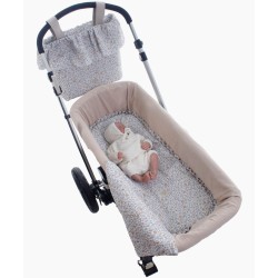 Lençol Embaixo Carrycot + Musselina Uzturre Marga