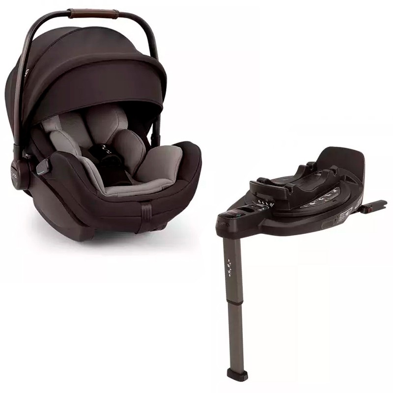 Silla de Coche Nuna Arra Flex + Base Curv caviar