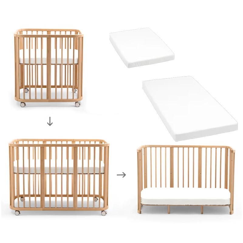 Cuna Evolutiva Stokke Nighti natural blanco