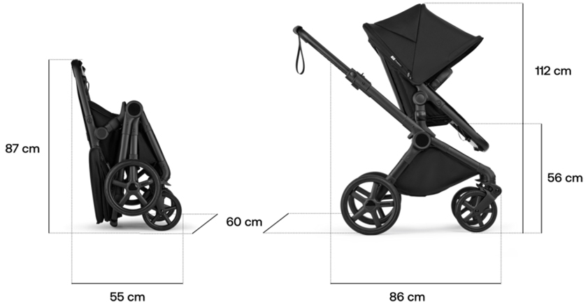 dimensiones bugaboo cub