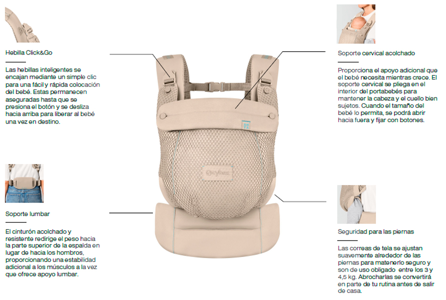 cybex amya caracteristicas