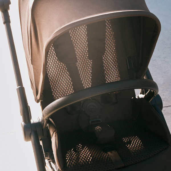 cybex melio carbon 2026 respaldo de malla transpirable